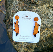 Load image into Gallery viewer, Platypus Stud Dangle Earrings
