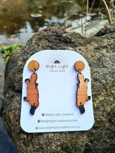 Load image into Gallery viewer, Platypus Stud Dangle Earrings
