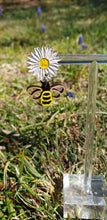Load image into Gallery viewer, Daisy Flower and Bee Earrings
