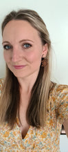 Load image into Gallery viewer, Winter Snowflake Stud Dangle Earrings
