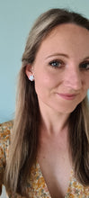 Load image into Gallery viewer, Confetti Glitter Star Stud Earrings (Pink, Green/Purple, Blue, Gold, Silver)
