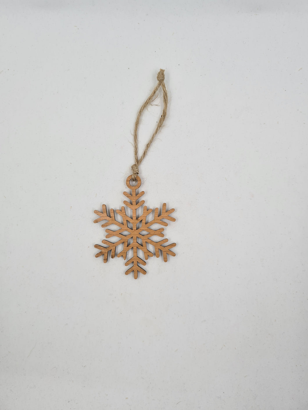Wooden Snowflake Christmas Ornament