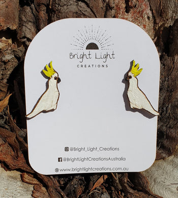 Cockatoo Stud Earrings