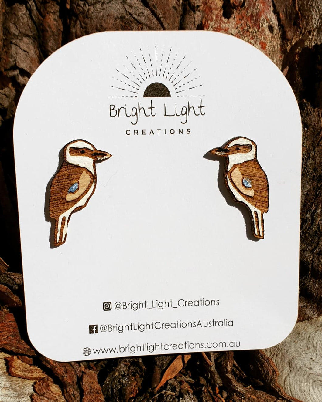 Kookaburra Stud Earrings