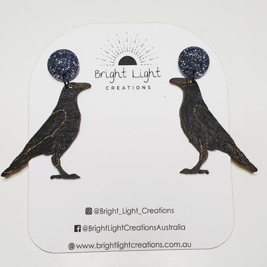 Crow Earrings
