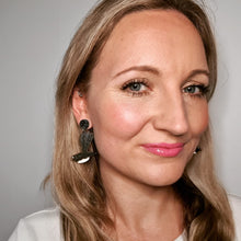 Load image into Gallery viewer, Willie Wagtail Stud Dangle Earrings
