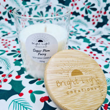 Load image into Gallery viewer, Christmas Sugar Plum Fairy Soy Wax Candle
