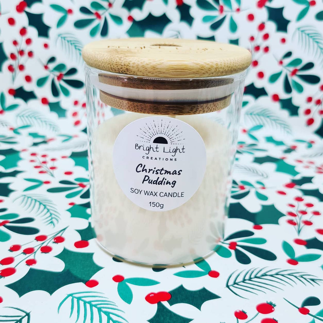 Christmas Pudding Soy Wax Candle