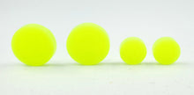 Load image into Gallery viewer, Bright Neon Yellow Round Stud Earrings
