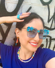 Load image into Gallery viewer, Crimson Rosella Stud Dangle Earrings
