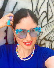 Load image into Gallery viewer, Crimson Rosella Stud Dangle Earrings
