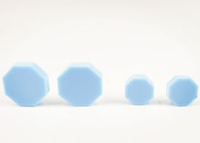 Load image into Gallery viewer, Pastel Blue Geometric Stud Earrings
