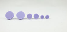 Load image into Gallery viewer, Pastel Purple Round Stud Earrings
