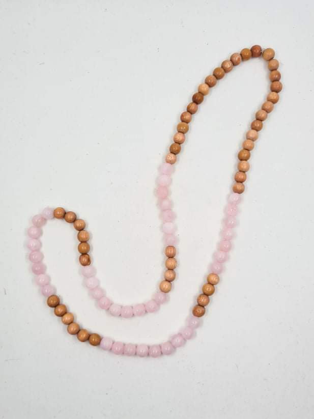Rose Quartz Gemstone Necklace