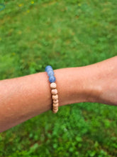 Load image into Gallery viewer, Blue Adventurine Gemstone Bracelet
