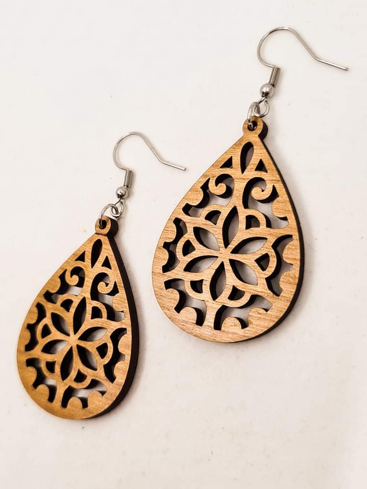 Moroccan Style Hook Dangle Earrings