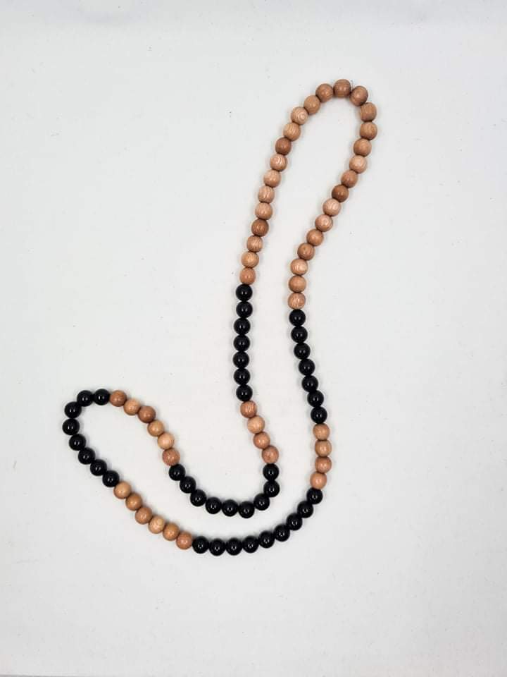 Black Onyx Gemstone Necklace